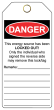 DO NOT ENERGIZE Contractor Tags (25/pk)