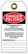 Peligro - No Hacer Funcionar (Pack of 10)