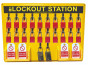 20 Padlock Lockout Station