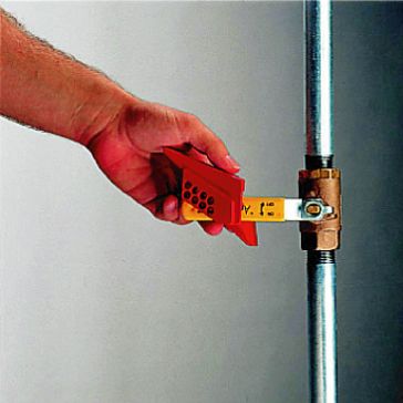 Ball Valve lockout (fits valve levers 1/4" - 1" wide)