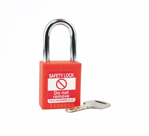  ORANGE Steel Shackle safety padlock keyed alike to KA30006