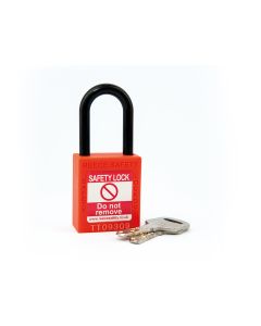 NC38 Nylon Shackle Safety padlock-ORANGE