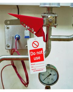 Ball Valve lockout (fits valve levers 1/4" - 1" wide)