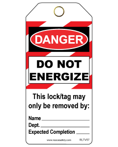 DO NOT ENERGIZE Contractor Tags (25/pk)
