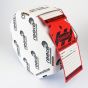 BARRICADE TAG RED - ROLL OF 250