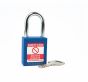  BLUE Steel Shackle safety padlock keyed alike to KA30007