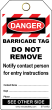 BARRICADE TAG - WHITE (100/pk)
