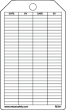 Emergency Shower and Eye Wash Test Record Tag (25/pk)