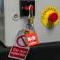  ORANGE Steel Shackle safety padlock keyed alike to KA30006