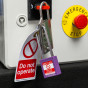  BLUE Steel Shackle safety padlock keyed differently long