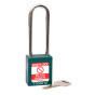 TEAL Steel Shackle safety padlock keyed differently long