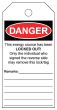 LOCKED OUT - DO NOT OPERATE - ROLL OF 250