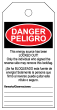 DO NOT OPERATE - BILINGUAL(ENG/ESP)- ROLL OF 100