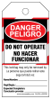 DO NOT OPERATE - BILINGUAL(ENG/ESP)- ROLL OF 100