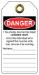 Danger - Do Not Start Tuff Tags (Pack of 10)