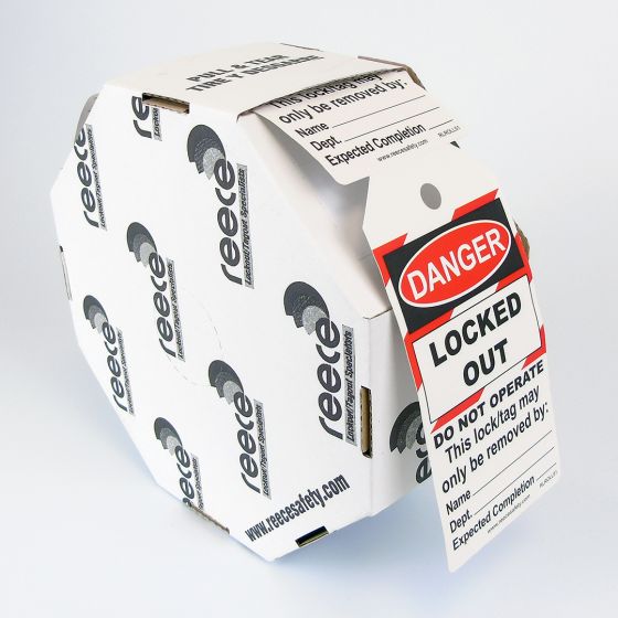 LOCKED OUT - DO NOT OPERATE - ROLL OF 100