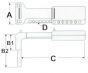 Ball valve RED (fits valves size 1/4" to 1 1/4")