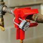 Ball Valve Lockout RED (fits Valve size 1/2" to 1 1/4")