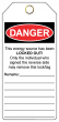 LOCKED OUT - DO NOT OPERATE Contractor Tags (25/pk)