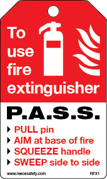 Fire Extinguisher Inspection Record Tag (25/pk)