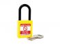 NC38 Nylon Shackle Safety padlock-YELLOW