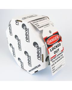 LOCKED OUT - DO NOT OPERATE - ROLL OF 250