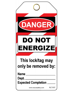 DO NOT ENERGIZE Contractor Tags (25/pk)