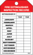 Fire Extinguisher Inspection Record Tag (25/pk)