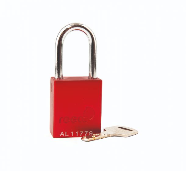 Aluminum Safety Padlock with 1 1/2" Clearance Shackle