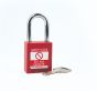 Nylon body Safety Padlock - 38mm clearance Steel Shackle